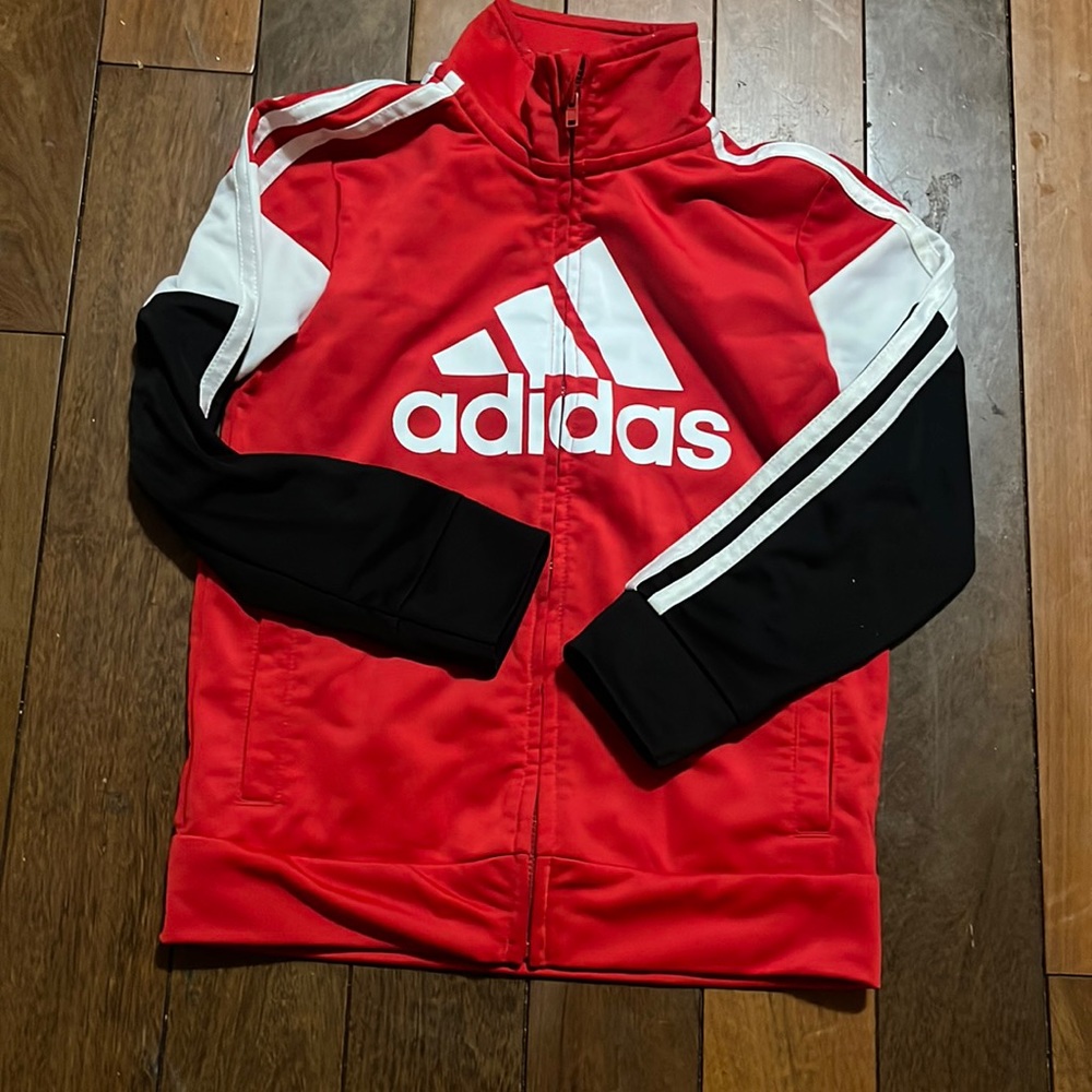 Adidas Track Jacket Kids Sz 6 VNDS